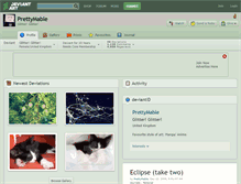 Tablet Screenshot of prettymable.deviantart.com