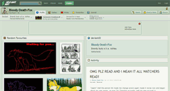 Desktop Screenshot of bloody-death-fox.deviantart.com