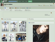 Tablet Screenshot of matt-in-station.deviantart.com