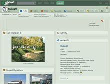 Tablet Screenshot of bukcah.deviantart.com