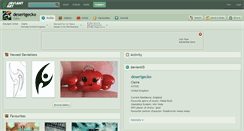 Desktop Screenshot of desertgecko.deviantart.com