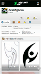 Mobile Screenshot of desertgecko.deviantart.com