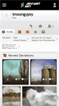 Mobile Screenshot of imoongypsy.deviantart.com