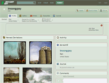 Tablet Screenshot of imoongypsy.deviantart.com