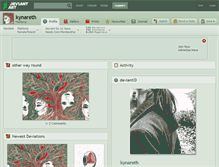 Tablet Screenshot of kynareth.deviantart.com