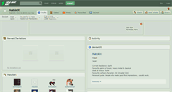 Desktop Screenshot of matokix.deviantart.com
