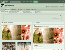 Tablet Screenshot of graviloquence.deviantart.com