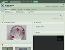 Tablet Screenshot of juniper-stock.deviantart.com