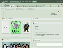 Tablet Screenshot of myzou.deviantart.com
