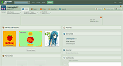 Desktop Screenshot of cherrypie111.deviantart.com