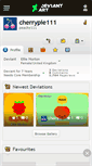 Mobile Screenshot of cherrypie111.deviantart.com