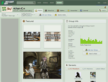 Tablet Screenshot of 4chan-ic.deviantart.com