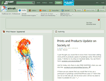 Tablet Screenshot of amwah.deviantart.com
