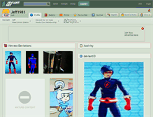 Tablet Screenshot of jeff1981.deviantart.com