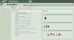 Desktop Screenshot of kawaiithoughts.deviantart.com