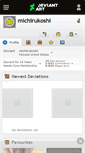 Mobile Screenshot of michirukoshi.deviantart.com