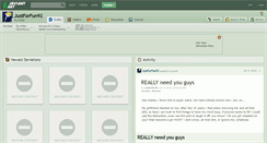 Desktop Screenshot of justforfun92.deviantart.com