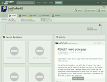 Tablet Screenshot of justforfun92.deviantart.com