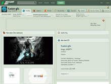 Tablet Screenshot of fusion-gfx.deviantart.com