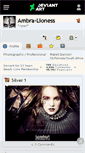 Mobile Screenshot of ambra-lioness.deviantart.com