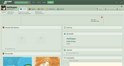 Desktop Screenshot of netskipper.deviantart.com