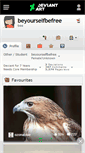 Mobile Screenshot of beyourselfbefree.deviantart.com