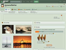 Tablet Screenshot of beyourselfbefree.deviantart.com