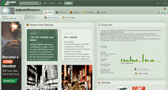 Desktop Screenshot of mybookofdreams.deviantart.com