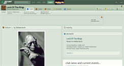 Desktop Screenshot of lord-of-the-rings.deviantart.com