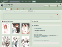 Tablet Screenshot of gaaraxevelin.deviantart.com