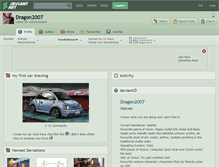 Tablet Screenshot of dragon2007.deviantart.com