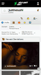 Mobile Screenshot of justinesushi.deviantart.com