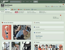 Tablet Screenshot of denh2oson.deviantart.com
