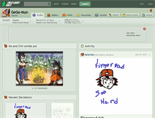 Tablet Screenshot of gege-mun.deviantart.com