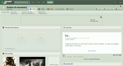 Desktop Screenshot of illusion-of-movement.deviantart.com