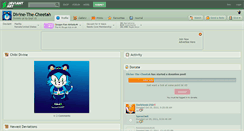 Desktop Screenshot of divine-the-cheetah.deviantart.com