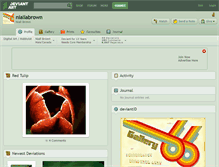 Tablet Screenshot of niallabrown.deviantart.com