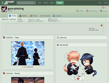 Tablet Screenshot of gone-phishing.deviantart.com