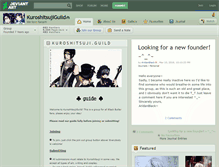 Tablet Screenshot of kuroshitsujiguild.deviantart.com