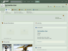 Tablet Screenshot of germanika-chan.deviantart.com