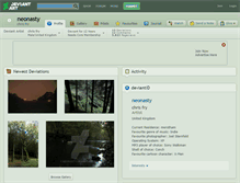 Tablet Screenshot of neonasty.deviantart.com