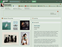 Tablet Screenshot of deecoded.deviantart.com