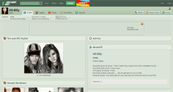 Desktop Screenshot of hil-billy.deviantart.com