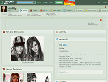 Tablet Screenshot of hil-billy.deviantart.com