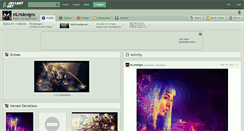 Desktop Screenshot of mlhdesigns.deviantart.com