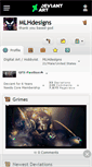 Mobile Screenshot of mlhdesigns.deviantart.com
