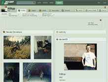 Tablet Screenshot of killtyp.deviantart.com