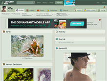 Tablet Screenshot of aifar.deviantart.com