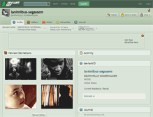 Tablet Screenshot of lanimilbus-segassem.deviantart.com
