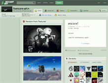 Tablet Screenshot of fxencore-art.deviantart.com